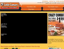 Tablet Screenshot of pizzapizzacedarrapids.com